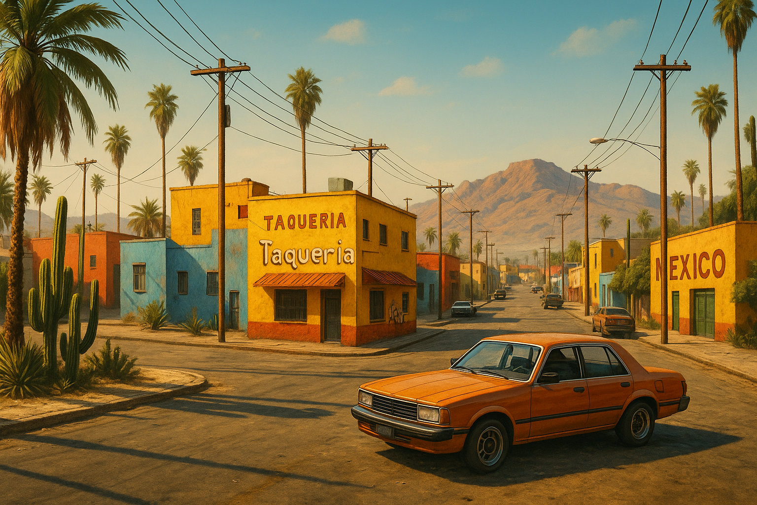 Ambiente nocturno de la ciudad