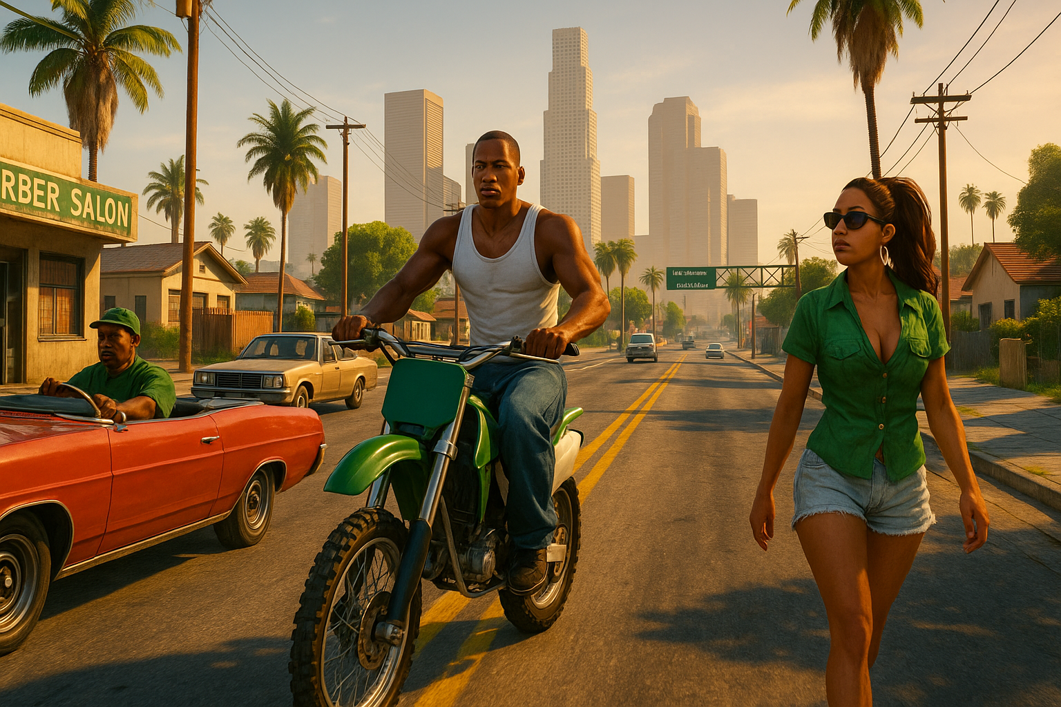 Gameplay en las calles de RioRise