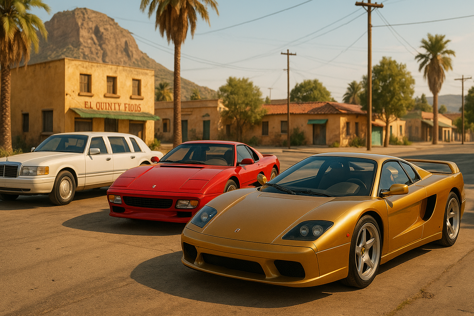 Colección de vehículos de lujo